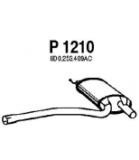 FENNO STEEL - P1210 - Глушитель средний AUDI A4 1.6/1.9 / 1.6TDI/1.9TDI 96-01